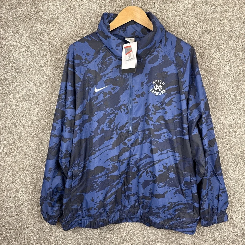 Nike UNC North Carolina Tar Heels‎ Half-Zip Jacket FN7904-461 Men's XXL NEW